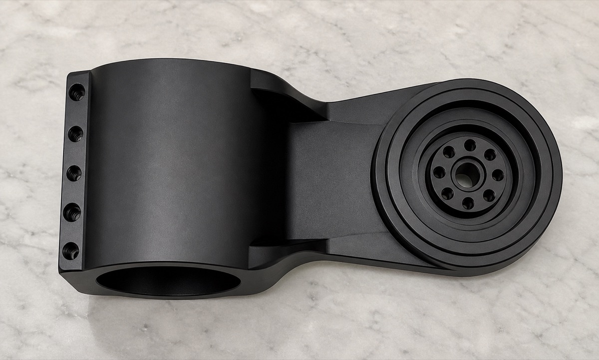 6061 Robot Seventh-Axis Module Seat CNC Machining Case Study
