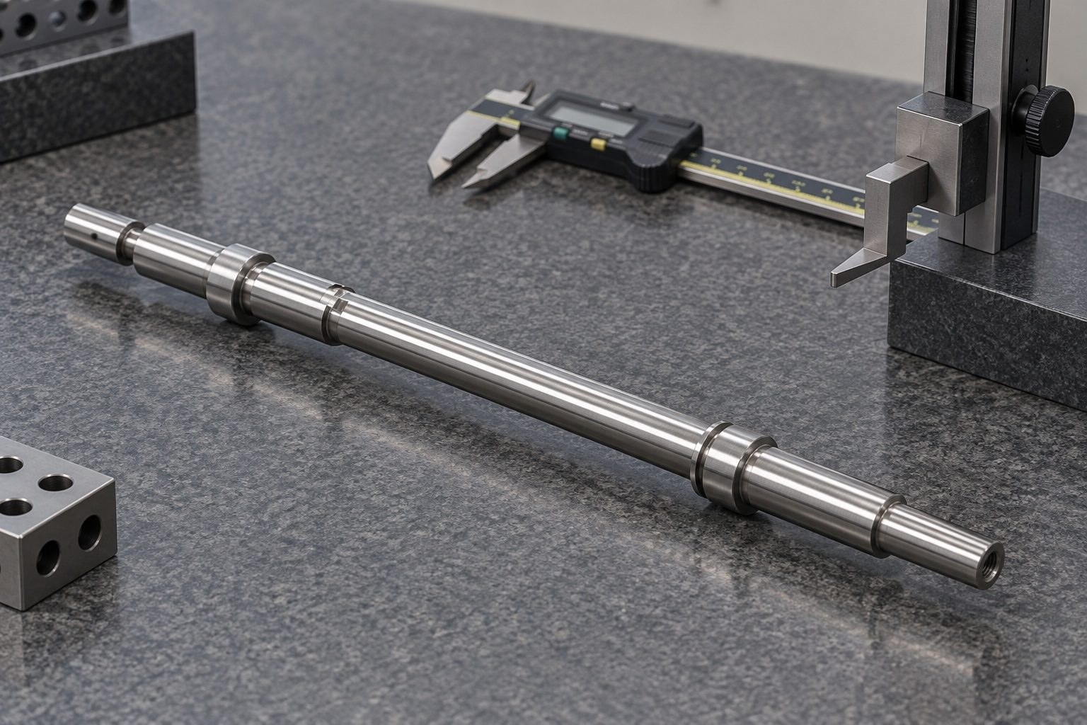 Trial Machining a Stepped Shaft for Custom Automation Assembly Equipment: Recesses, Slots and Assembly Review