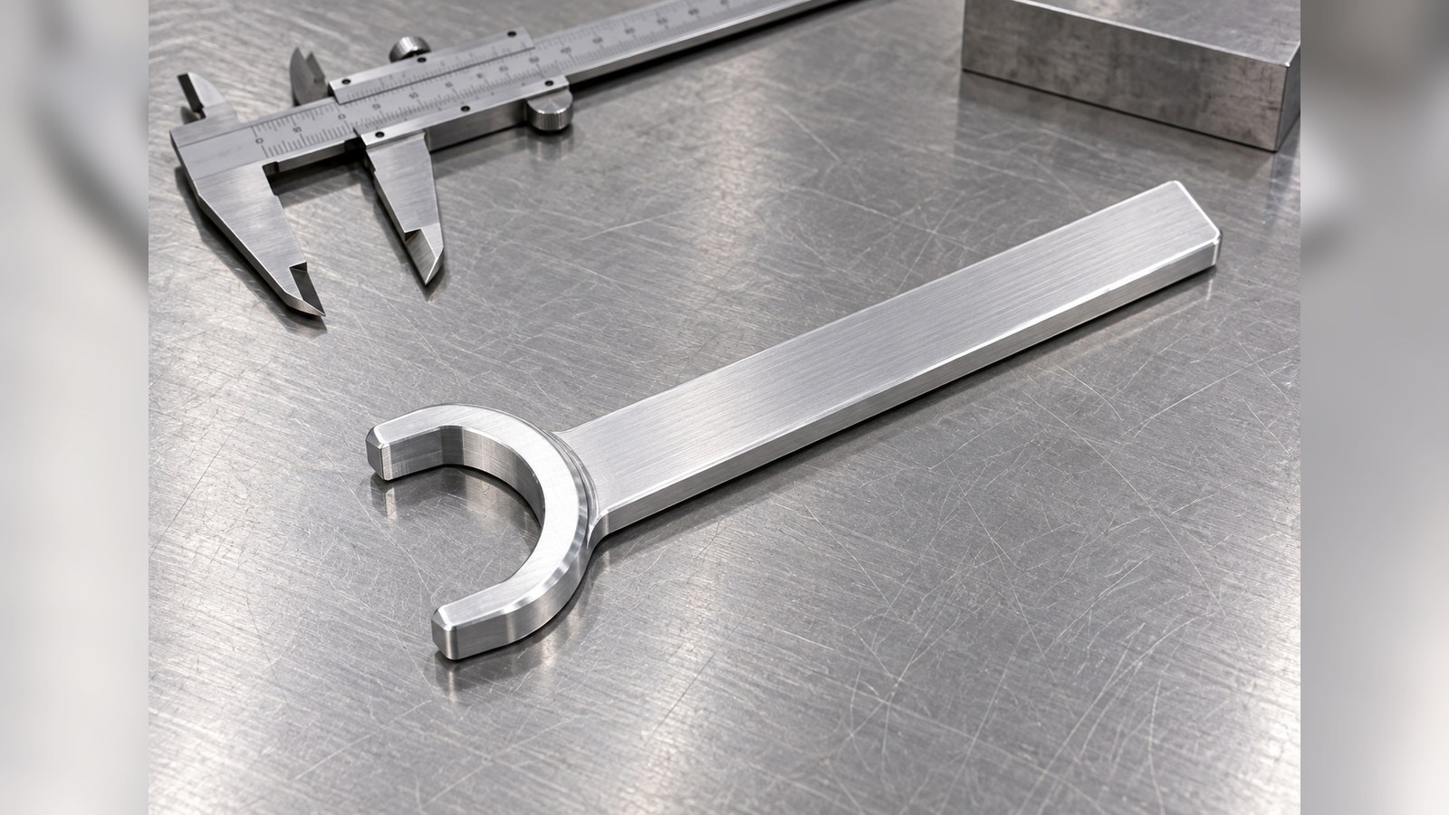 Drawing Review for an Open-End Fitting Installation Wrench in Semiconductor Automated Inspection Equipment: Critical Dimensions and Datum Transfer