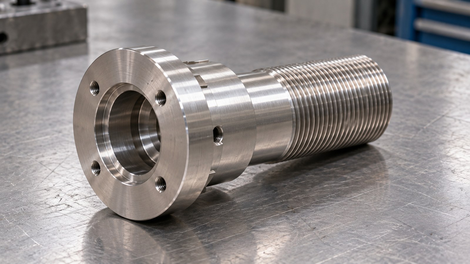 Small-Batch Review of a Stepped Hollow Threaded Sleeve for Custom Automation Assembly Equipment: Datums and Edge Finishing