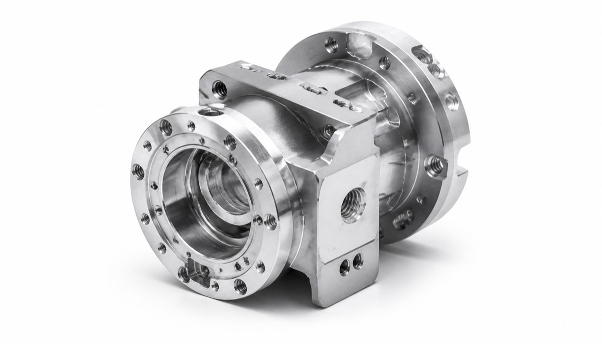 Finished precision machined component for industrial robot applications