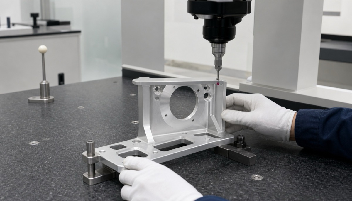 CMM inspection of the mounting and sensor interfaces